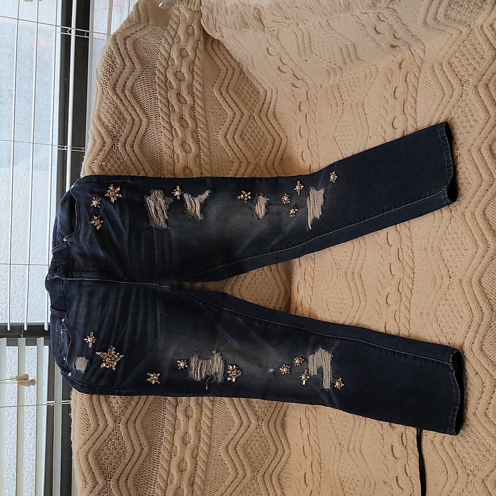 Women's embellished jeans